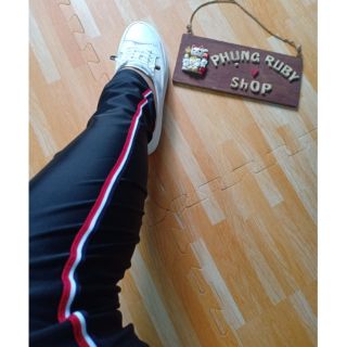 Quần legging sọc đỏ GC thun 1