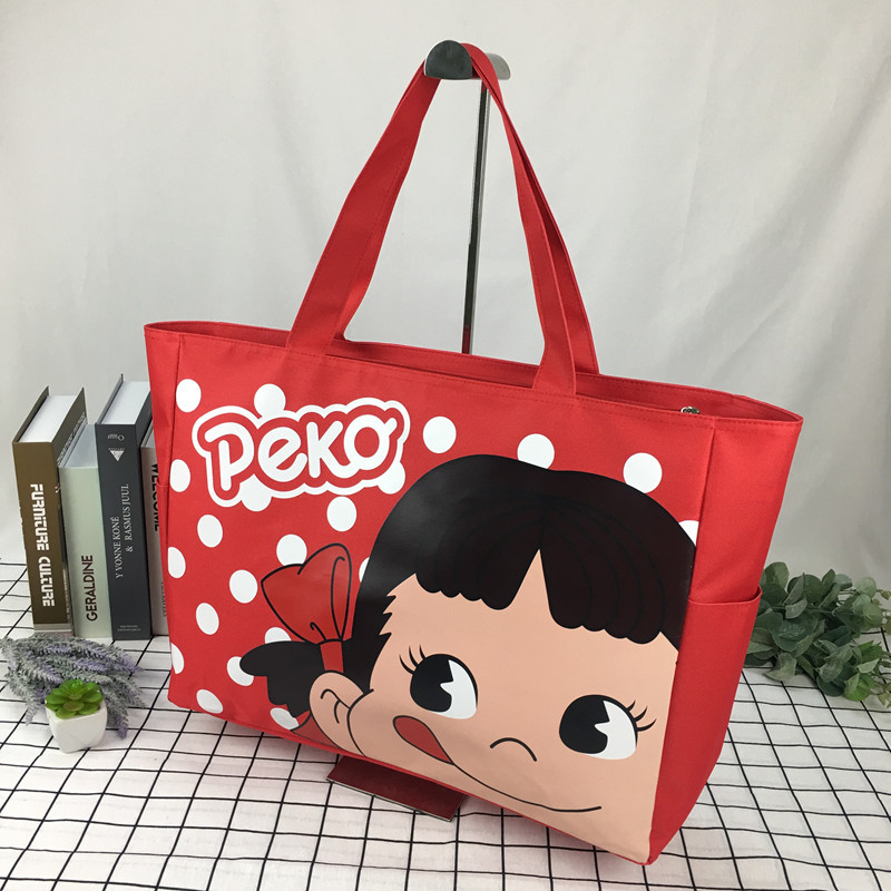 Túi tote đeo vai in hình Hello Kitty phong cách Hàn Quốc#3501