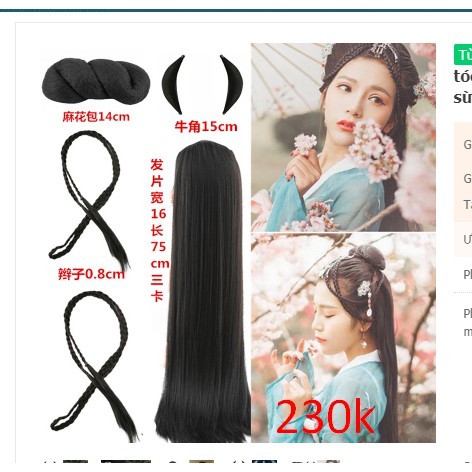 Sét tóc cổ trang 01