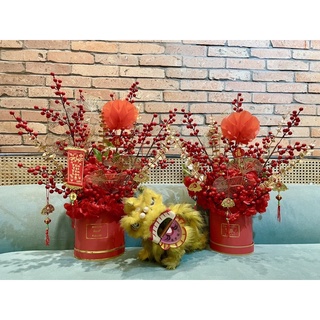 Đèn lồng xếp đỏ