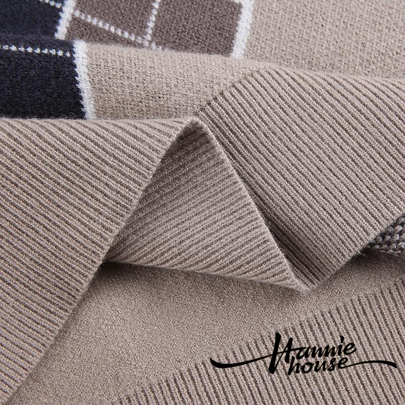 Áo Sweater Nữ cổ chữ V dáng rộng Thời Trang