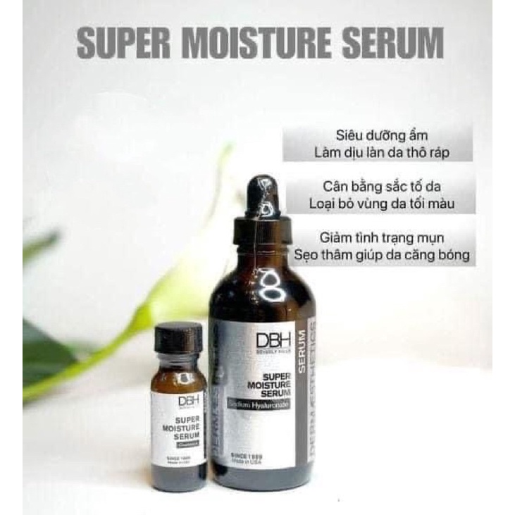 Tinh chất serum huyết thanh ngậm nước căng bóng tầng sâu DBH SUPER MOISTURE SERUM