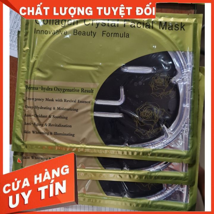 Mặt nạ collagen dưỡng da   cấp ẩm cho da ,làm dịu làn da ,chống lão hóa , đàn hồi giúp làn da trắng sáng mịn.