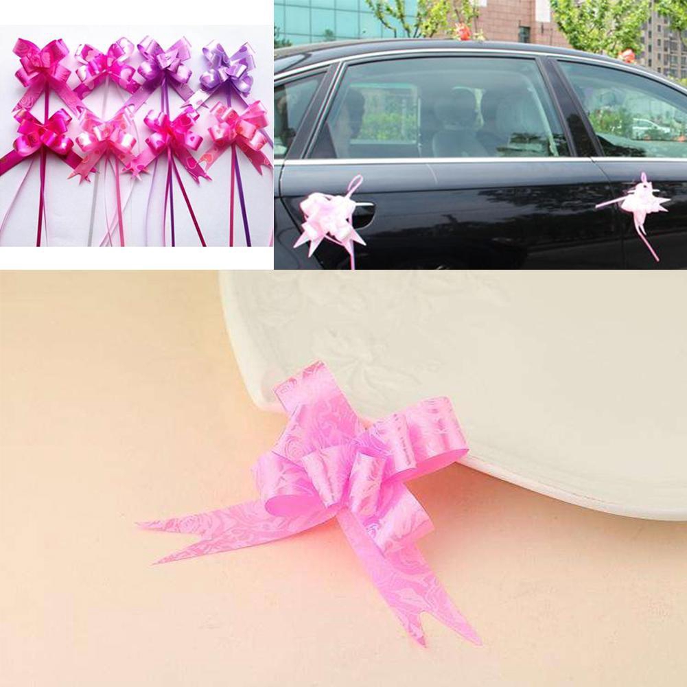 Set 10 Nơ Ruy Băng Nhiều Màu Sắc Dùng Để Trang Trí Tiệc Cưới / Sinh Nhật