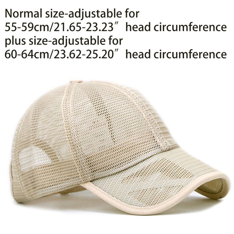 Mũ Lưỡi Trai Phối Lưới Thoáng Khí Nhanh Khô Chống Nắng Thời Trang Mùa Hè Cho Nam Và Nữ