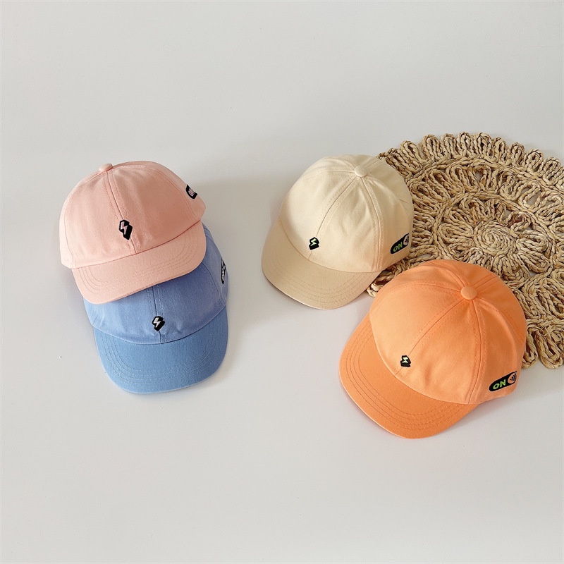 Mới Nón Lưỡi Trai Họa Tiết Sấm Sét Phong Cách Hàn Quốc Dành Cho Bé