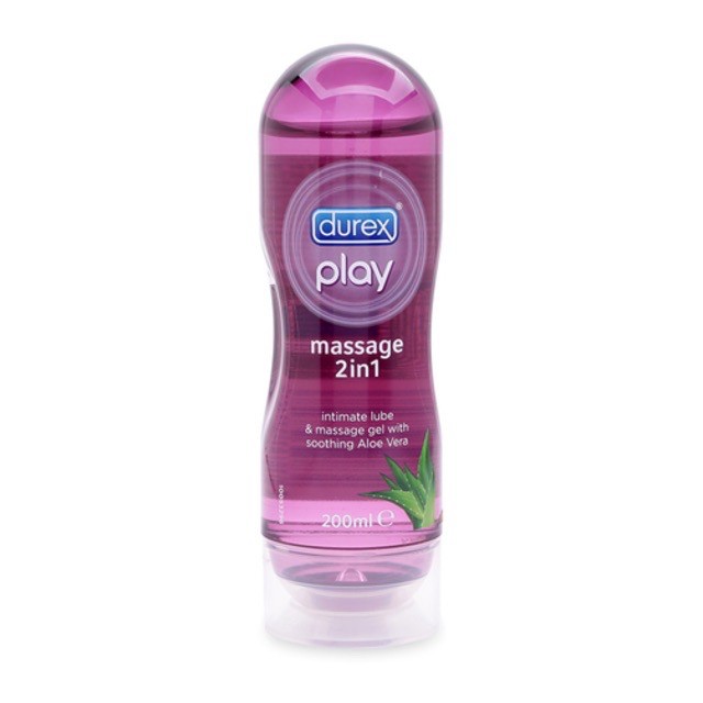 Gel Bôi Trơn Durex Masage Play 2IN1 200ML Siêu Trơn Mượt Mà