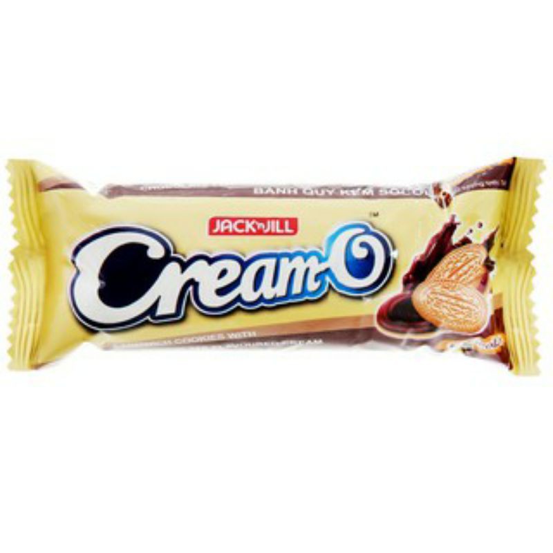 Bánh Cream-O JacknJill Hương Sữa/Socola/Vani 13g [TÚI 12 GÓI]