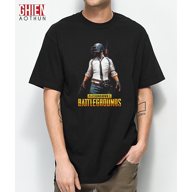 Áo thun UMAD unisex gaming PUBG PlayerUnknown's Battlegrounds nam nữ tay ngắn có big size (40kg-110kg)