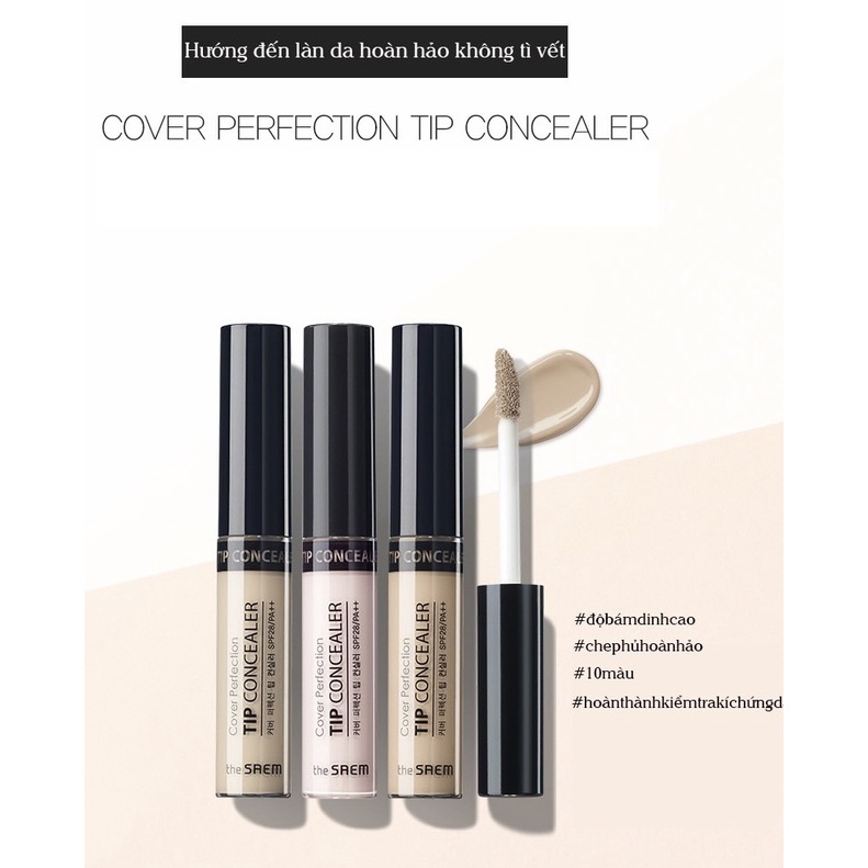 [CHÍNH HÃNG HÀN QUỐC] TIP CONCEALER KEM CHE KHUYẾT ĐIỂM THE SAEM