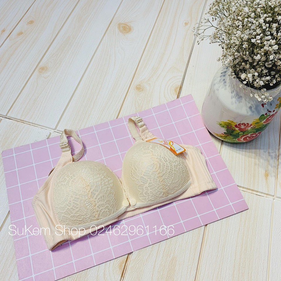 Áo Ngực/Áo Lót Cho Mẹ Sau Sinh Mở Cúc Giữa - Đệm Mỏng Nhẹ