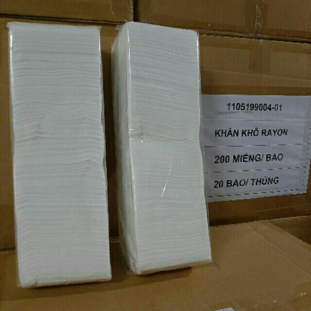 Combo 5 khăn khô Rayon dùng cho spa