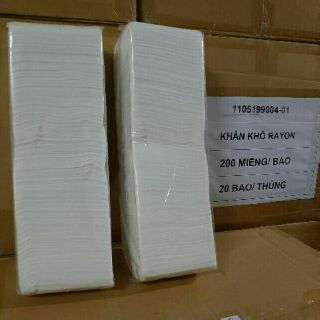Combo 5 khăn khô Rayon dùng cho spa