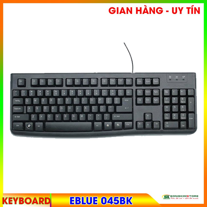 [FREE SHIP đơn 50K] Bàn phím Keyboard E-BLUE 045BK cổng USB - BH 12 Tháng