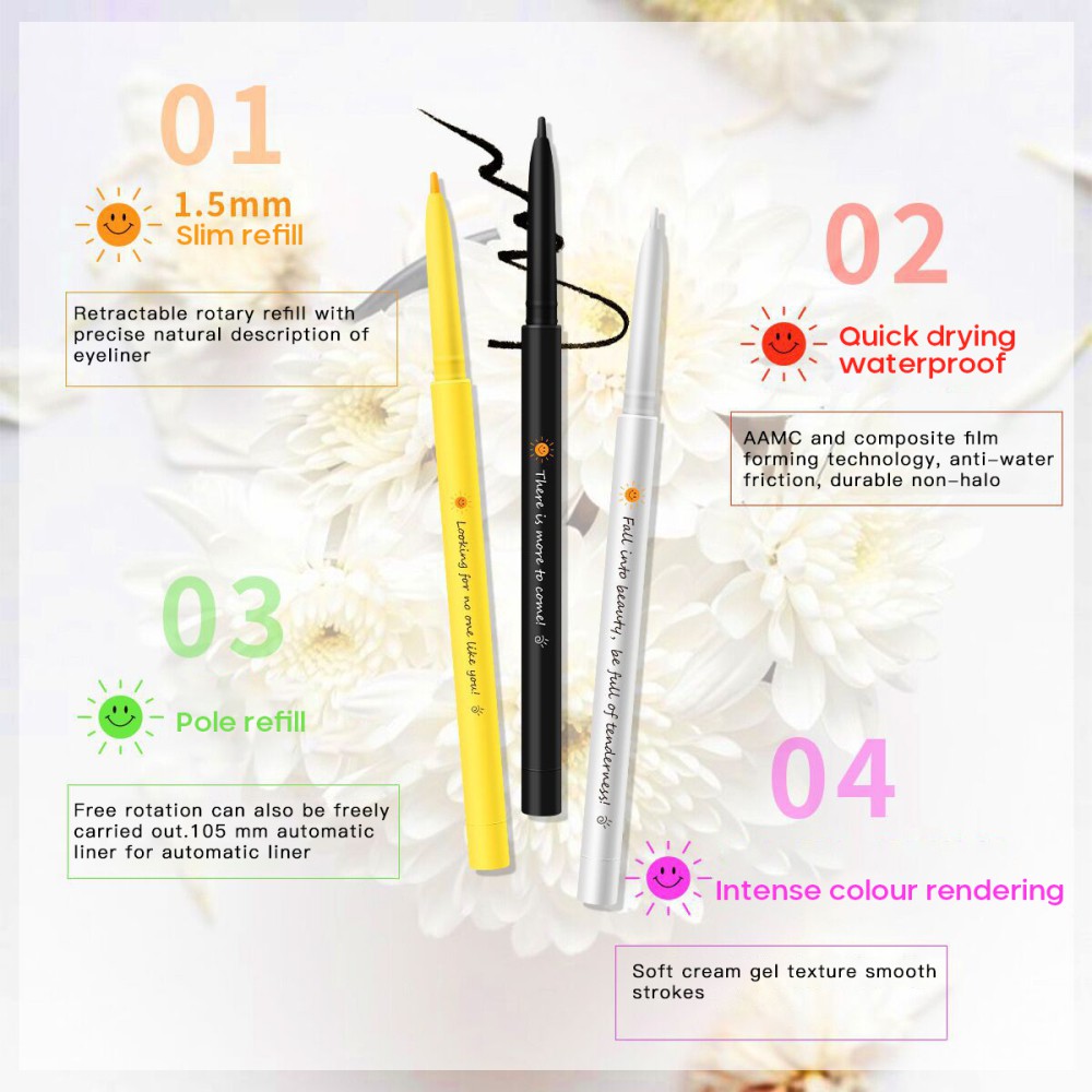 (Hàng Mới Về) Bút Kẻ Mắt Guicami 13 Màu Tùy Chọn Chống Thấm Nước Lâu Trôi | BigBuy360 - bigbuy360.vn