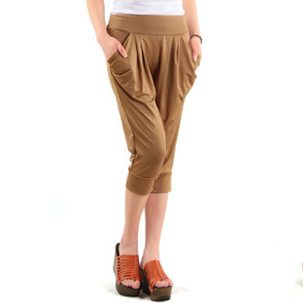 Quần lửng form rộng thời trang cho nữ