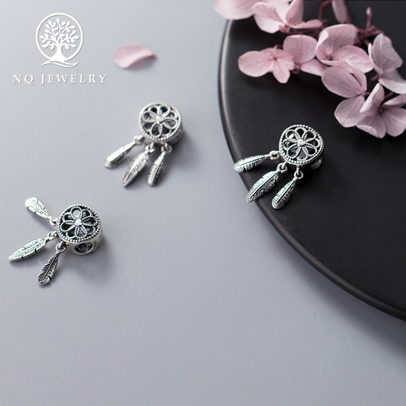 Charm bạc Dream Catcher xỏ ngang - NQ Jewelry