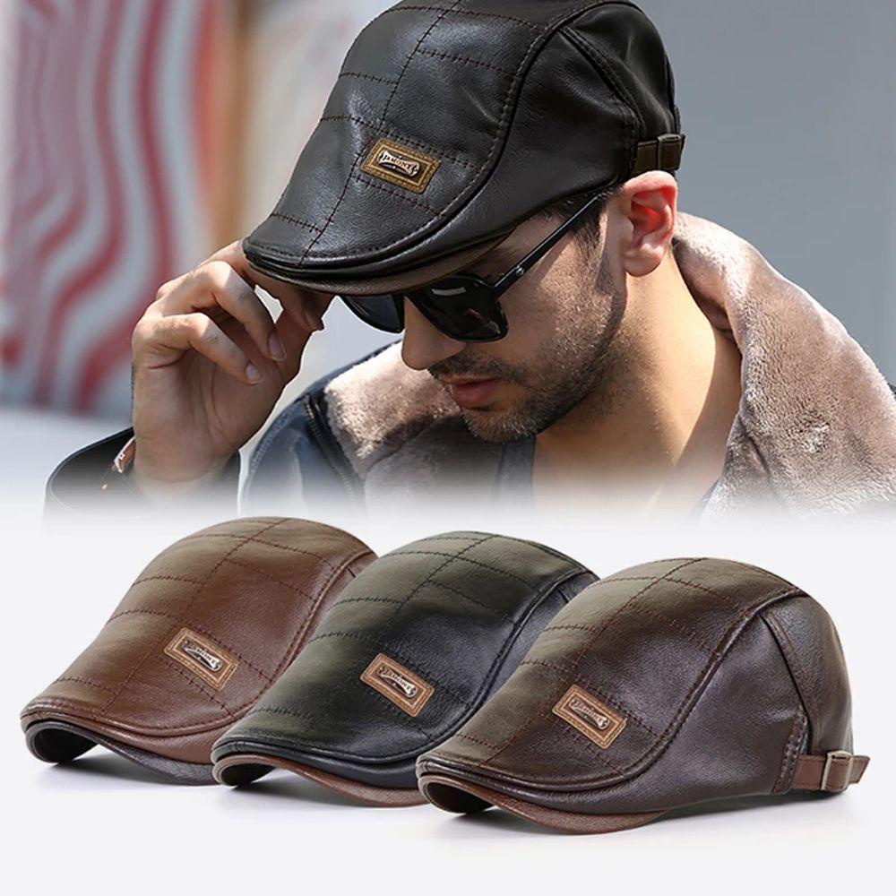 Mũ Beret Màu Trơn Phong Cách Hàn Quốc Cổ Điển Dành Cho Nam