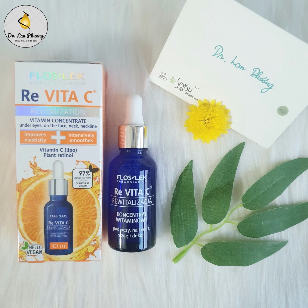 Tinh Chất Dưỡng Sáng Và Trẻ Hóa Da Floslek Re VITA C Revitalization Vitamin Concentrate 30ml