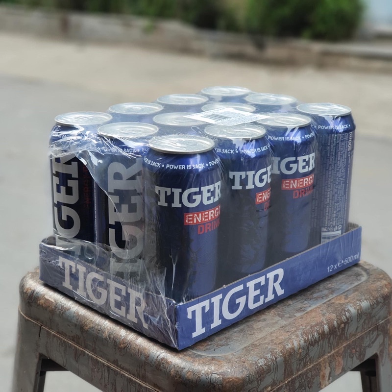 Tiger - Nước Tăng Lực Nhập khẩu chính hãng 500ml Lon lớn