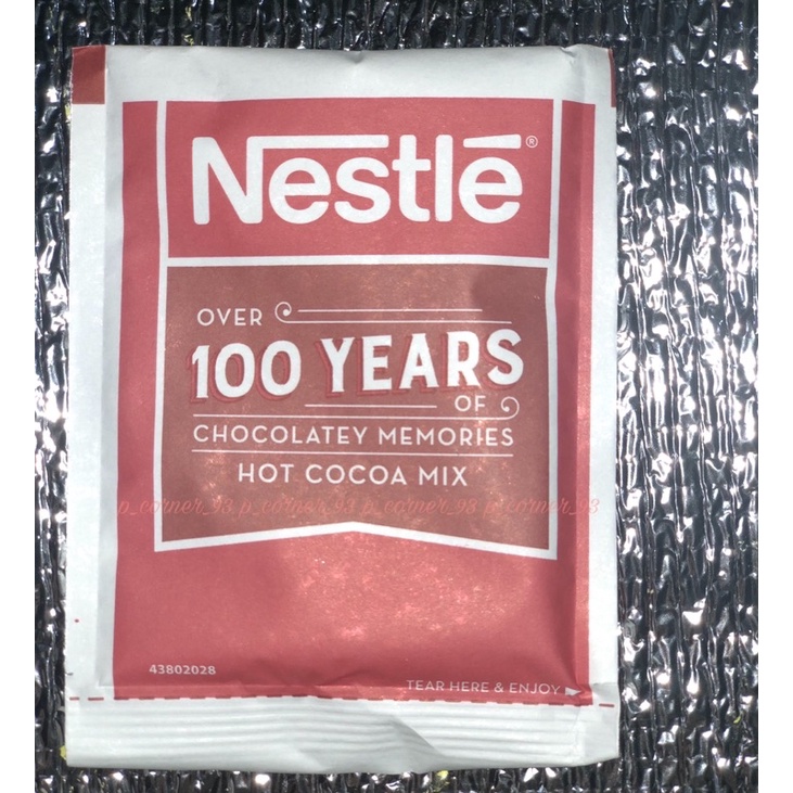 [Hsd:10/2022]HỘP 6 GÓI BỘT CACAO SỮA NESTLE HOT COCOA MIX 20.2g