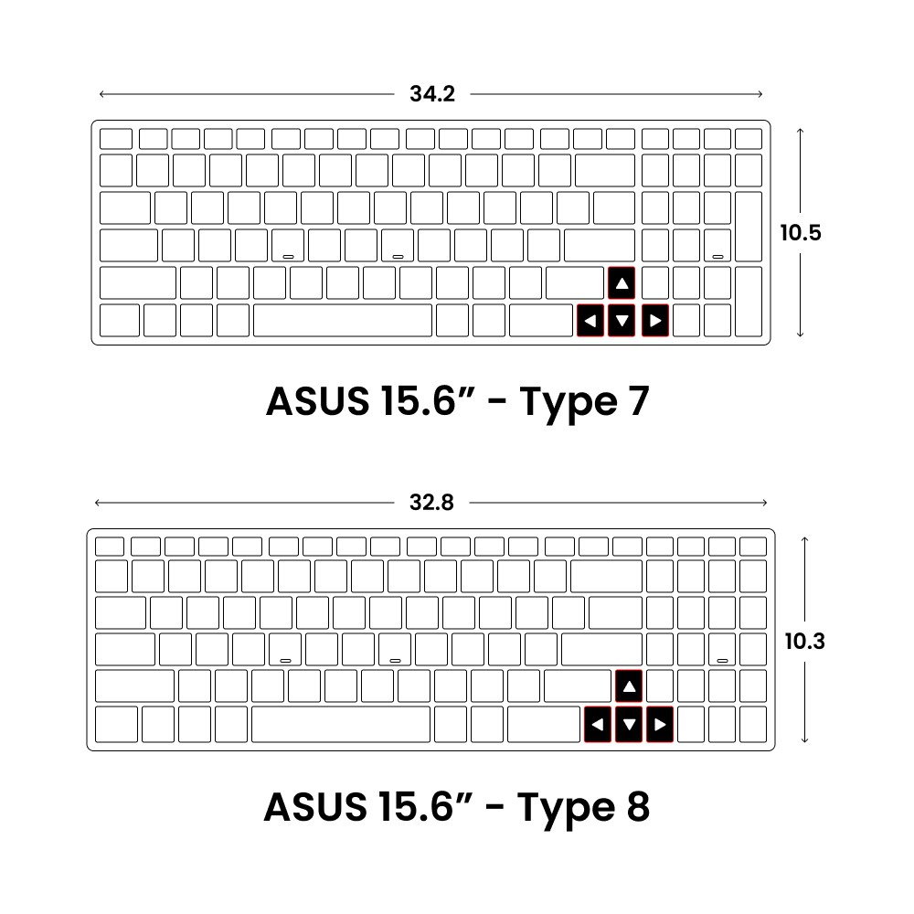 Tấm phủ bàn phím silicon ASUS 15.6" ôm phím (nhiều loại)