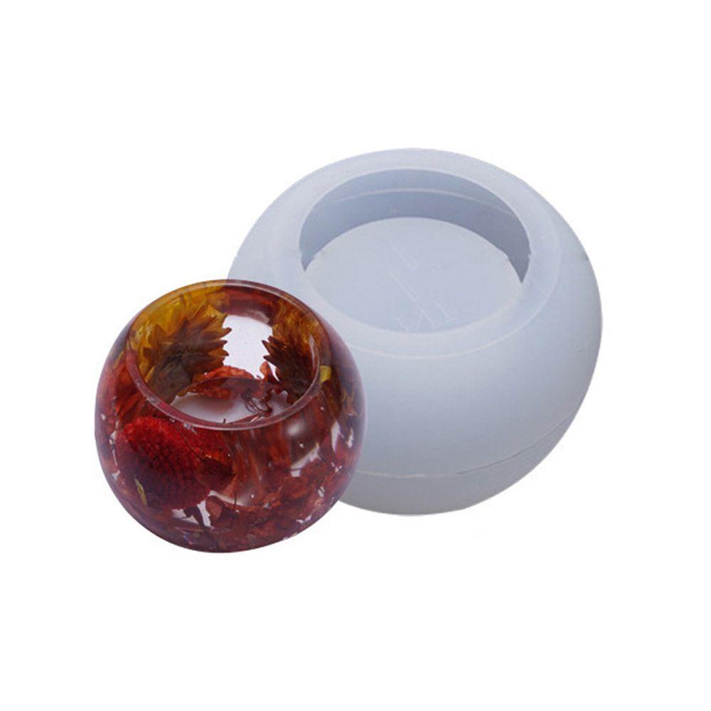 Khuôn Silicone Làm Chậu Hoa / Nến Trang Sức DIY 1 Ngăn Tiện Lợi