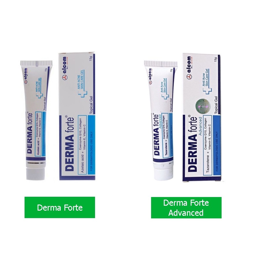 Gel Giảm Mụn, Thâm Sẹo Và Dưỡng Da Gamma DERMA FORTE Gel 15g