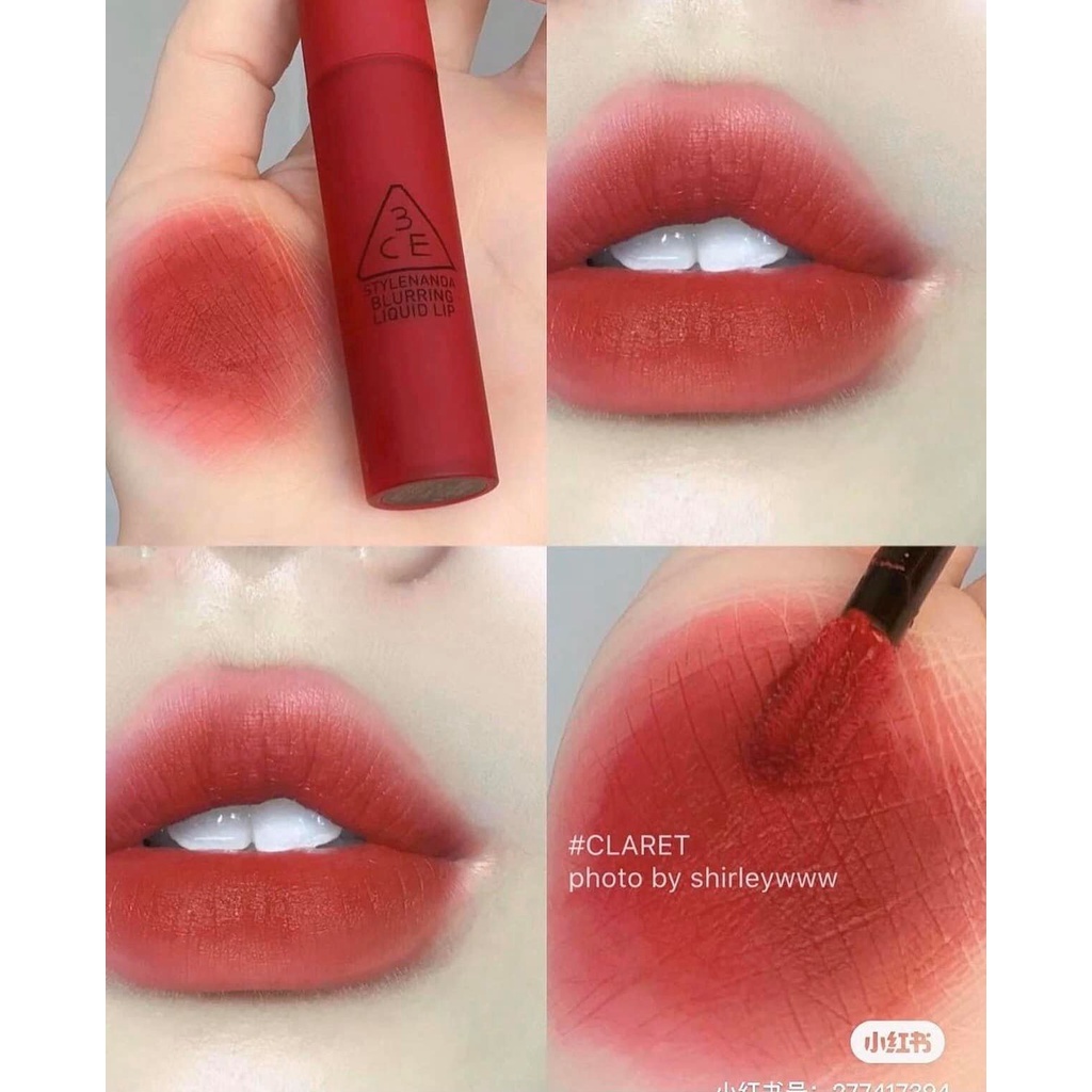 Son Kem Lì Mịn 3CE Blurring Liquid Lip 5.5g
