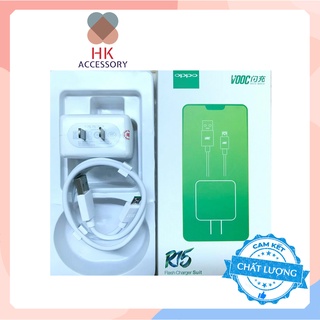 Bộ Sạc Nhanh OPPO VOOC R15 + Kèm cáp Micro USB Chất Lượng Chính Hãng