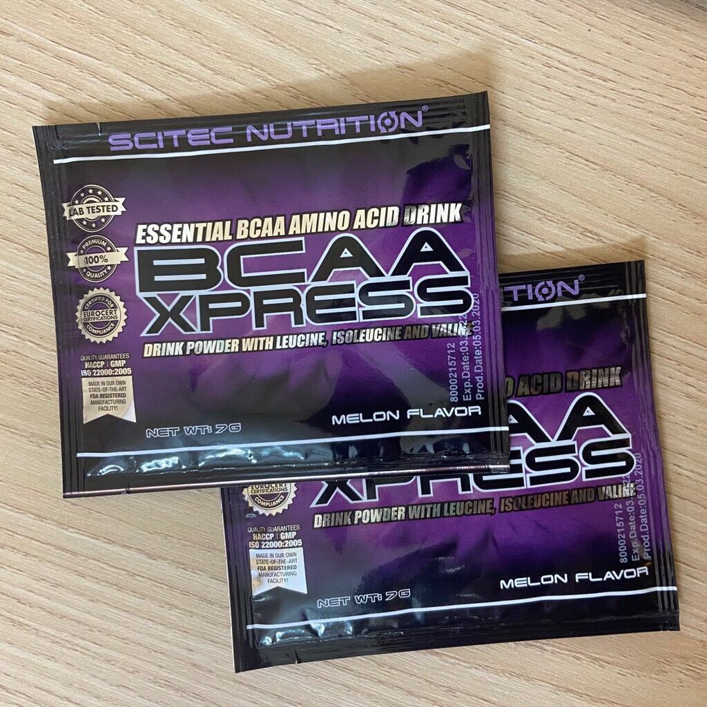 Sample BCAA | Combo 10 Gói Mẫu Dùng Thử 1 Lần Scitec BCAA XPRESS 7G - Chính Hãng - SUPPCARE