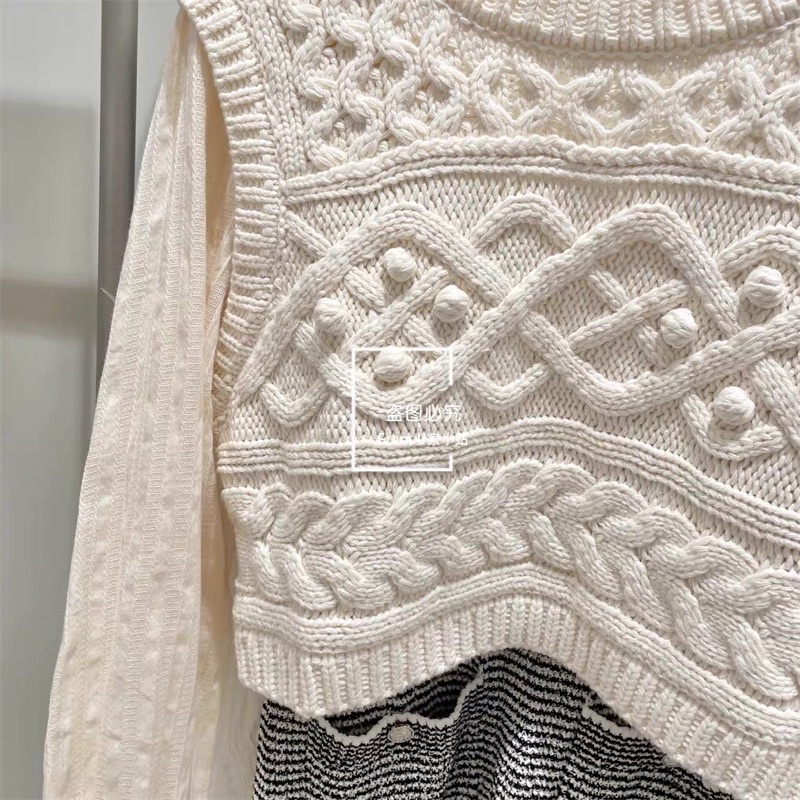 Áo len phối thân sơ mi