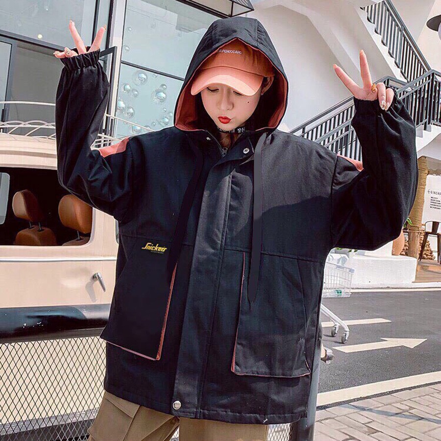 Áo khoác nữ Áo khoát nữ kaki chống nắng Snickors hàng chuẩn shop thời trang-A102 - June Shop