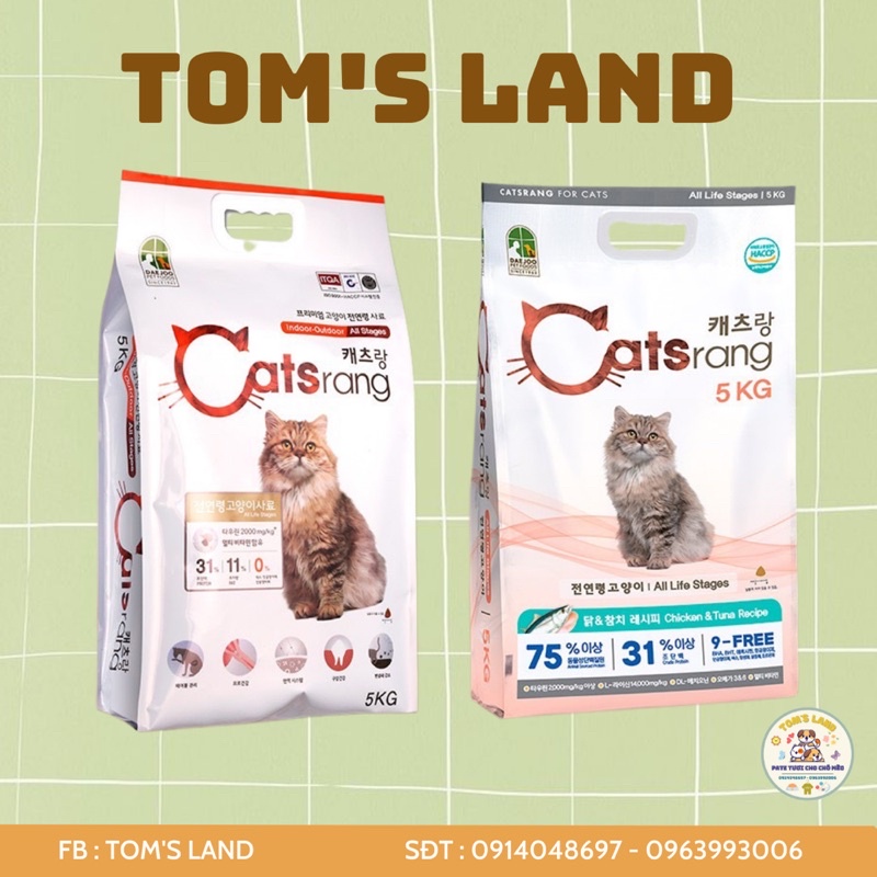 Thức Ăn Cho Mèo Catsrang Hàn Quốc ( 1kg )