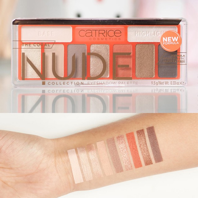 Bảng phấn mắt 7 màu Catrice The Coral Nude 010 Peach Passion Collection Eyeshadow Palette
