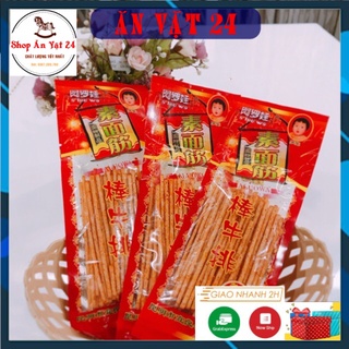 Que cay ăn vặt tuổi thơ - gói to 25gr 🌶 date mới 🌶 tăm cay siêu ngon - ăn vặt 24