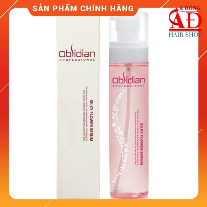 [Chính hãng] [Giá sỉ] HUYẾT THANH DƯỠNG TÓC SIÊU MỀM MƯỢT OBSIDIAN SILKY FLOWER SERUM 110ml