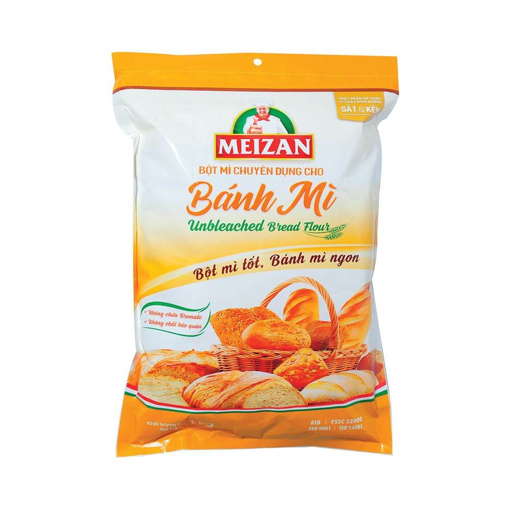 Bột mì chuyên dụng bánh mì Meizan 1kg
