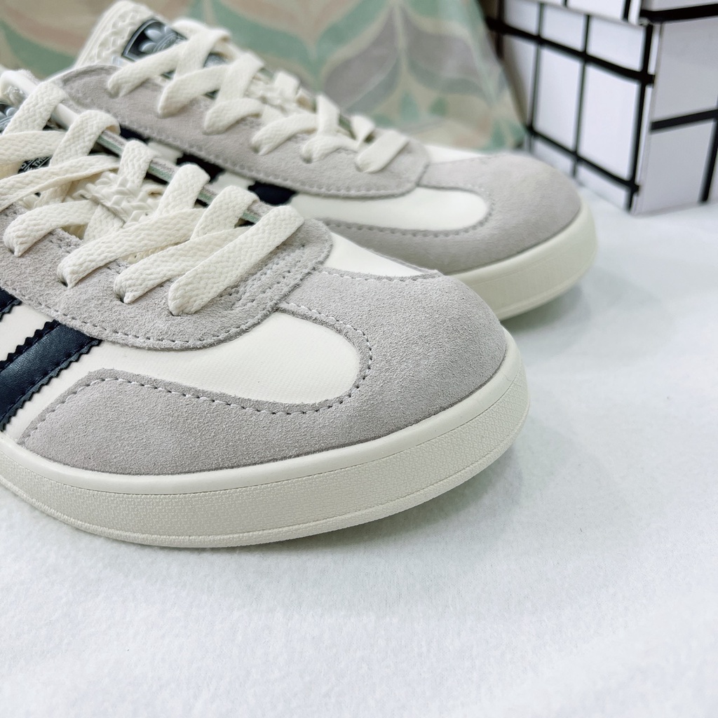 Giày Thể Thao Nam Ngô Thắng GC x AD Originals Gazelle Kem Đen Đỏ