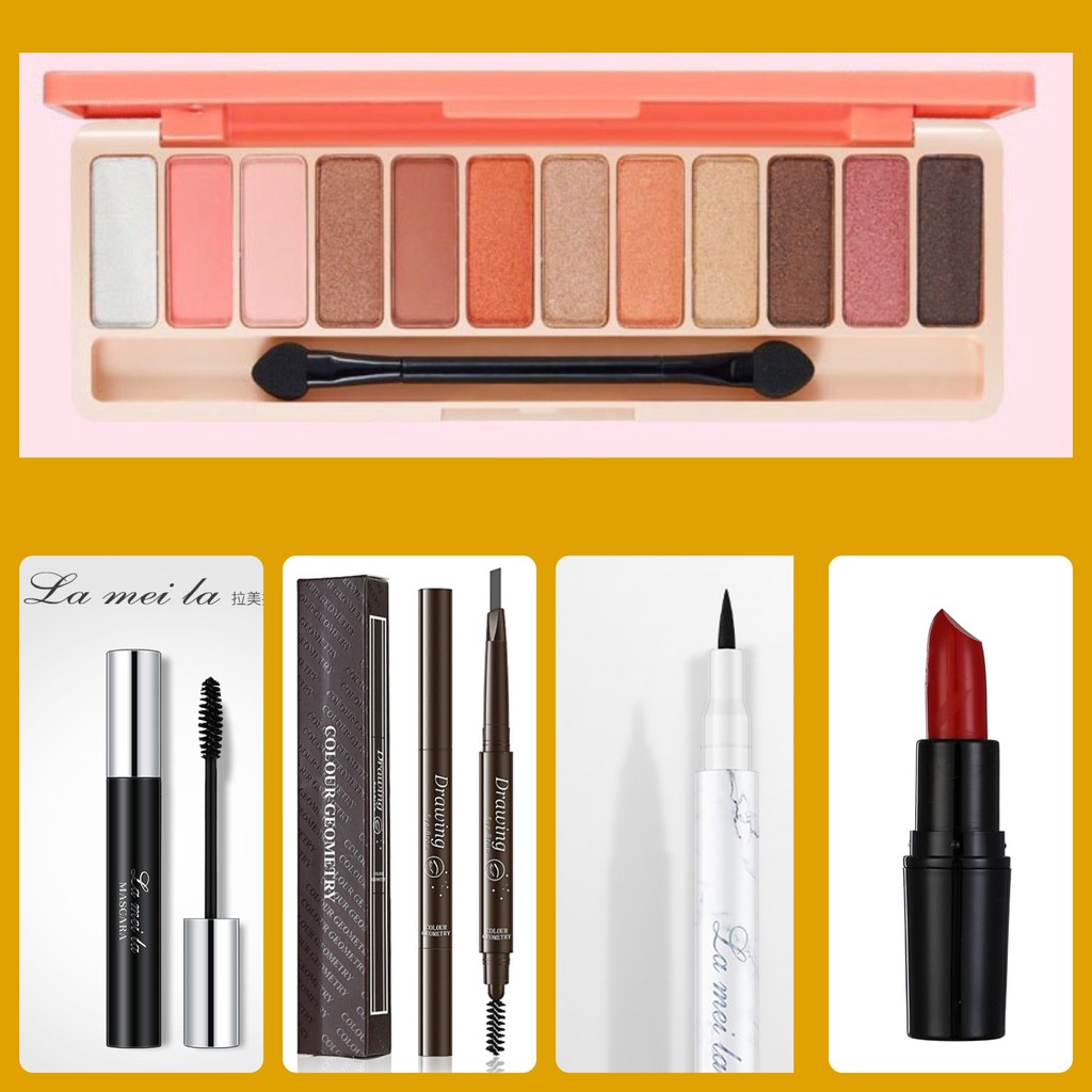 COMBO TRANG ĐIỂM 8 MÓN TIỆN LỢI TẶNG KÈM TÚI ĐỰNG MỸ PHẤM | BigBuy360 - bigbuy360.vn