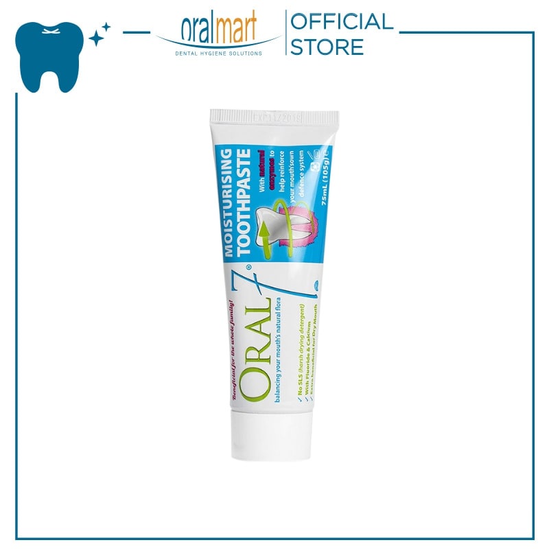 Kem đánh răng Oral7 75ml dành cho người khô miệng, tạo nước bọt nhân tạo