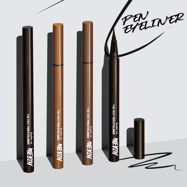 Bút kẻ mắt nước chống trôi Merzy The First Pen Eyeliner (Có Sẵn)