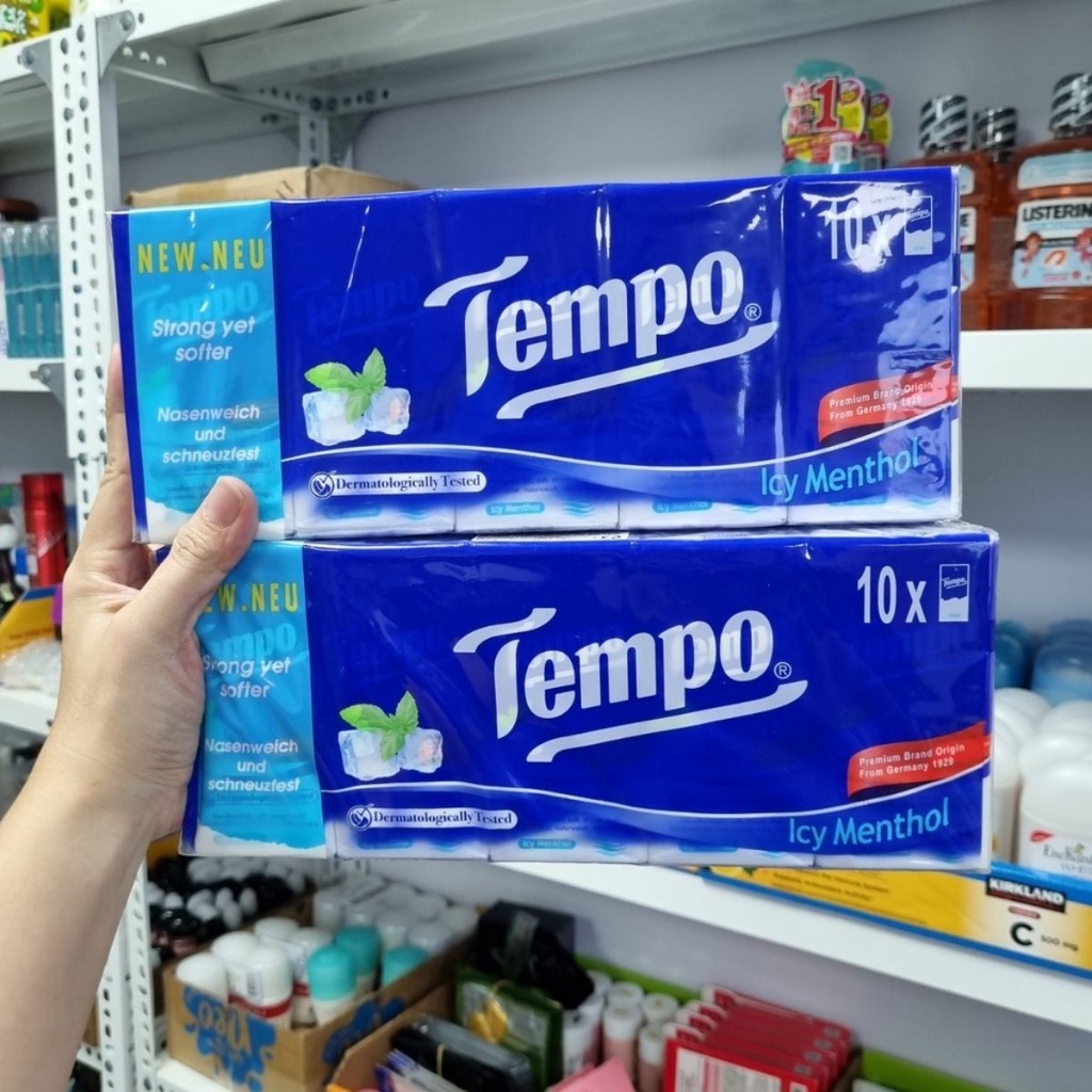 Khăn giấy khô bỏ túi Tempo cao cấp - Hàng cao cấp nhập khẩu từ Đức