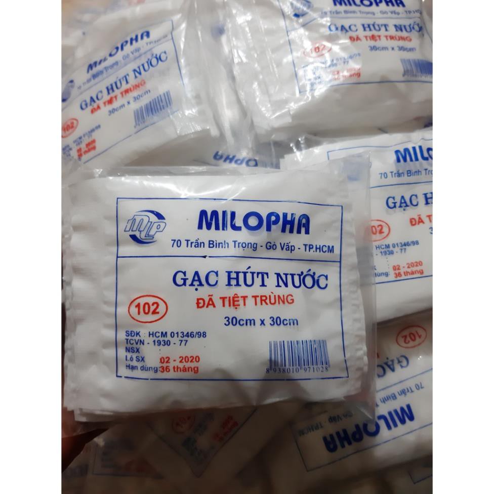 Gạc đắp mặt nạ, gạc hút nước MILOPHA dùng trong spa