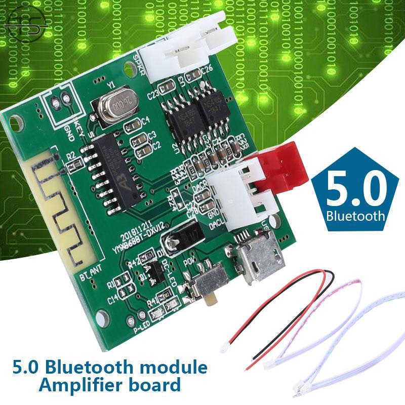 Bộ bo mạch khuếch đại âm thanh song Bluetooth 5.0 5W + 5W dc3.7-5v
