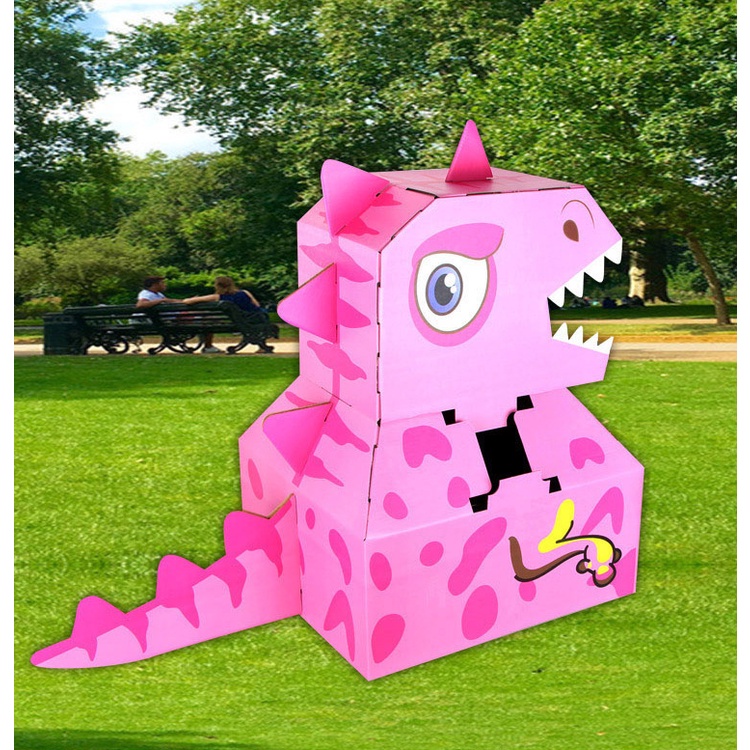 DIY tự tay làm Khủng Long Bằng Bìa Carton cho Bé vui chơi thỏa thích