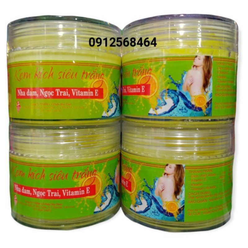 Kem Kích Ngọc Trinh Siêu Trắng Mạnh Toàn Thân Vitamin E 200g
