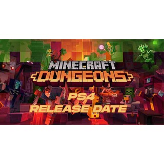 Đĩa Game Ps4 Minecraft Dungeons Hero Edition