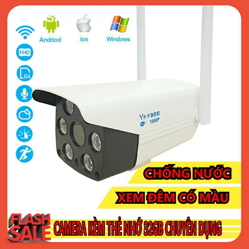 CAMERA FULL HD KÈM THẺ 32G