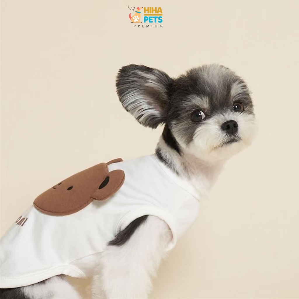 Quần Áo Cho Chó Mèo Hàn Quốc Quần Áo Thun Cho Thú Cưng Premium Hiha Pets.